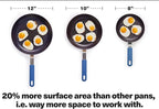 Misen 8 Inch Pre-Seasoned Carbon Steel Fry Pan – Lightweight, Even Heating, Heat Retention – Oven Safe to 500°F – Ideal for Searing, Sautéing, and Frying – Versatile Durable, Easy to Clean