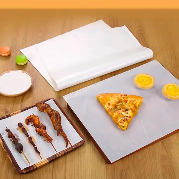 Parchment Sheet 300Pcs,Parchment Paper Sheets 12 x 16 in Non-Stick Baking Paper,Precut Parchment Paper for Baking, Cooking, Grilling, Frying and Steaming, Fit for Quarter Sheet Pans