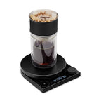 Fellow Tally Pro Studio Digital Coffee Scale - Precision Scale with Glass Top - Digital Kitchen Scale for Coffee & Small Goods up to 5 lbs - Measures in g, oz, lbs, & mm - Matte Black