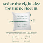 ComfyDown Decorative Throw Pillow Insert, Down and Feathers Fill, 100% Cotton Cover 233 Thread Count, Square Pillow Insert - Made in USA (20" x 20")