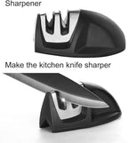 Wanbasion 16pcs Black Kitchen Knife Set with Block, Stainless Steel Knives Set for Kitchen, Professional Chef Knife Sets for Kitchen with Sharpener Acrylic Block