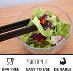 24 Pieces Plastic Salad Tongs, Black Kitchen Serving Tongs, 9 Inch Disposable Utensils Set, Perfect for Buffets and BBQ, Food Safe Material (24, Black)