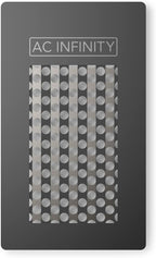 AC Infinity Grinder Card, Black Aluminum Milling Tool with Manual Grater Surface for Pepper, Spices, and Tea