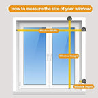 Persilux Zebra Blinds for Windows Cordless Blinds & Shades (15" W x 64" H, White) Free-Stop Roller Window Shades, Light Filtering Roller Shades for Windows, Light Control for Day and Night