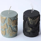 3D Silicone Candle Soap Mold, Fondant Chocolate Baking Molds,Polymer Clay Casting Mould for Candle Making (Butterfly)