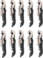 Professional Waiter Corkscrew Wine Openers Set, Heavy Duty Stainless Steel Hinges Wine Key for Restaurant Waiters, Sommelier, Bartenders