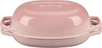 Enameled Cast Iron Oval Dutch Oven Pot with Lid, Dutch Oven for Sourdough Bread Baking, Oval Bread Pan, 5qt, Pink