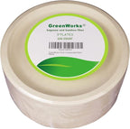 GreenWorks 100 Count 9“ Heavy-duty Compostable Plates, Unbleached Biodegradable Bagasse and Bamboo fiber Paper Plates