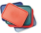 Carlisle FoodService Products CT121608 Café Standard Cafeteria / Fast Food Tray, 12" x 16", Forest Green