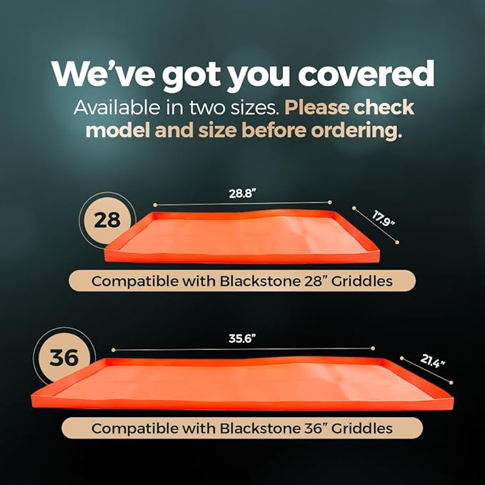 Silicone Grill Cover Mat | Heat-Resistant, Non-Stick, BPA-Free | Silicone Cover for Blackstone Griddle, Protects Grates, Easy to Clean, Fits Most Grills, Reusable BBQ Mat - 36 Inch