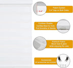 Persilux Cordless Zebra Blinds for Windows (35" W X 72" H, White) Free-Stop Dual Layer Roller Windows Shades for Day and Night, Light Filtering Sheer Shades for Home, Bedroom, Easy to Install