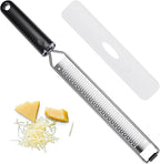 Cheese Grater with Non-Slip Handle, Lemon Zester, Extra Coarse Grater, 15in x 1.4in