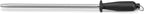 12" Knife Sharpening Steel, Professional Diamond & Steel Honing Rod, Black Brushed Finish, for Kitchen & Chef Knives