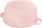 Staub Cast Iron Round Cocotte 7-quart-Peony Pink
