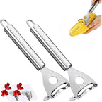 Cobb Gobbler corn peeler, 2025 New Cobb Gobbler Corn Peeler，Cobb Gobbler grain thresher, labor-saving and fast Cobb Gobbler labor-saving corn peeler, corn cob peeling tool (Silver(2Pcs))