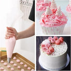 24 Inch Icing Piping Bags, 200 Pcs Large Pastry Bags, Frosting Piping Bags Disposable for Wedding Cake, Birthday Party Dessert, Cupcake Decorating