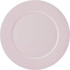 Miksa Trellis Pink Bone China Chip Resistant Lightweight 12 Piece Dinnerware Set, Service for 4