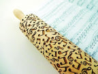 MELODY EMBOSSING ROLLING PIN with NOTES LASER ENGRAVED for EMBOSSED COOKIES GIFT FOR MUSICIAN