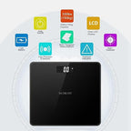 NUTRI FIT Digital Bathroom Scale for Body Weight, Bath Scale for Accurate Weight Watching with Large LCD Display, Most Accurate for The Elderly Safe Home Use, 330 lbs