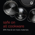 UpGood Silicone Spatula Set 600°F - High Heat Resistant Nonstick, Small and Large Kitchen Spatulas - Flexible BPA Free Professional Grade Cookware - Utensils for Cooking, Baking, Mixing(4 Pcs, Black)