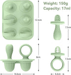 Silicone Toddlers Popsicle Molds with Sticks, Mini Popsicles Molds for Baby Breastmilk Popsicle Molds for Teething Relief, Frozen Treats Maker Popsicle Maker Ice Pop Mold for Babies Kids