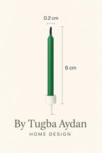by Tugba Aydan - 24 Count Birthday Cake Candles Happy Birthday Candles Colorful Candles Holders Included