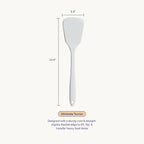 GIR: Get It Right Silicone Turner Spatula - Non-Stick & Heat Resistant - Silicone Spatula for Cooking & BBQs - Lifts, Flip, and Transfer Food Items - 13 Inch, Studio White