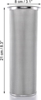 MODERNJOE'S Premium Infuser Cold Brew Coffee Maker for 2 Quart Wide Mouth Mason Jars. Cold Brew Coffee Filter. Iced Coffee and Tea. Heavy Duty Gauge 100 Micron Mesh 304 Stainless Steel