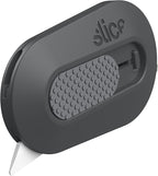 Slice Mini Box Cutter | Manual Retracting | Safe Ceramic Box Cutter Lasting 11x Longer than Metal | Box Opener | 1 Pack | Millennial Gray