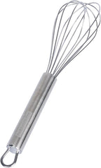 Restaurantware-German Standard 8.5 Inch French Whisk, 1 Dishwashable Kitchen Wire Whisk - Ergonomic Handle, Durable, Stainless Steel French Whip, For Blending, Stirring, Mixing Of Ingredients