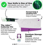 Dalstrong Professional Cleaver Knife - 7 inch - THE JOKER™ Edition Official License - 5 Layer 9CR18MOV Stainless Steel - Resin Handle - Chef's Cooking Blade - Collection Item - Knife Sheath