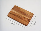 Vesta Homes Wooden Cutting Board for Kitchen/Chopping, Serving Board, Platter for Vegetables, Fruits, Cheese and Charcuterie | Natural Acacia Wood |15 * 10 Inches | Handcrafted in India