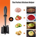 Ground Beef Chopper Tool, Meat Chopper, Hamburger Smasher Tool, Meat Masher Kitchen Tool, High Temperature Resistance, Scratch Resistant (1)
