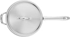 Fissler M5 Pro-Ply 5-ply Stainless Steel Sauté Pan with Metal Lid, 5 Quart