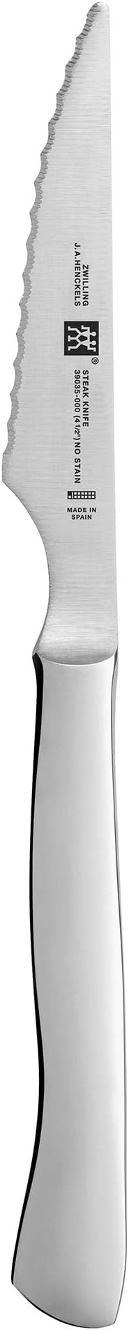 ZWILLING 4-pc Stainless Steel Serrated Steak Knife Set