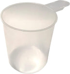3/4 Cup (6 Oz. | 175 mL) Short Handle Scoop for Measuring Coffee, Pet Food, Grains, Protein, Spices and Other Dry Goods (Pack of 5)
