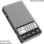 MAXUS Espresso Scale with Timer 1000g/0.1g Drip Coffee Scale, Small and Handy Barista Scale, Brew Drip Tray Coffee Scale, Backlit LCD for Fast and Accurate Reading, Convenient Digital Pocket Scale