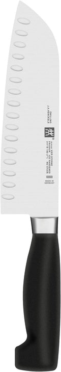 ZWILLING Four Star 7-inch Hollow Edge Santoku Knife