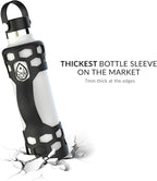 REUZBL Silicone Boot Sleeve Protector with Handle – Compatible with Hydro Flask 40oz, 32oz, 24oz, 21oz – Protective Bottle Bumper for Stainless Steel Water Bottles