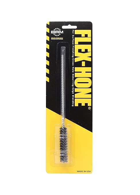 Brush Research BC1260 FLEX-HONE®, 1/2" (12.7mm) Diameter, 60 Grit, Silicon Carbide, for Mild Steel, Stainless Steel, Cast Iron and Softer Ferrous Materials