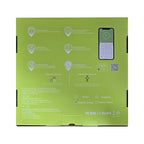 Healthkeep Body Fat Scale with Large VA Display, 15 Body Datas with Heart Rate, Smart Weight Scale Compatible with iOS & Android, Max 400lbs/180kg, 28cm, White