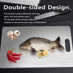 Titanium Cutting Board Set of 3,100% Pure Titanium Cutting Boards for Kitchen Double Sided,Hygiene Durable Dishwasher,Fruit & Vegetables （3P-L)