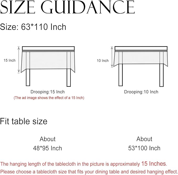 ISAENNE Designer French Pale Yellow Extra Long Rectangle Table Cloth,Linen Floral Tablecloth,Wrinkle Resistant Decor Tablecloths for Dining Thanksgiving Banquet Kitchen Party,63"*110"-Estevan A