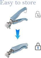 Stainless Steel Anti-Scalding Hot Bowl Dish Plate Gripper Clips Tongs Clamp Holder for Moving Hot Plate or Bowls with Food Out from Instant Pot Microwave Oven (3, Blue, Green, Pink)