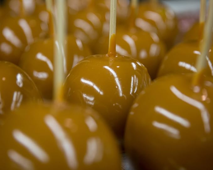 250 Count | KingSeal Natural Bamboo Wood Candy Apple Skewers, Sticks, 5.5 Inch x 6.5mm diameter, Blunt Point for Safety, Retail Pack - 5 Packs of 50 (250 Count)