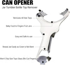 2PCS Jar Opener,Multi-Function Stainless Steel Jar Opener,Practical Multifunctional Jaropener,Easy Twist Manual Handheld Top Remover