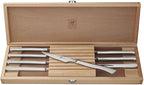 ZWILLING 8-pc 4.5" Stainless Steel Steak Knife Set with 16.5" x 6" Case