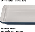 OXO Good Grips Non-Stick Pro Ceramic Coated Metal Bakeware Quarter Sheet Pan – Storm Blue