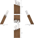 Cangshan HELENA Series German Steel Forged, HUA Knife Block Set (6-Piece, White)