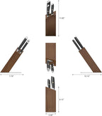 Cangshan L Series 4-Piece HUA Knife Block Set, Forged German Steel, Black, 1026979